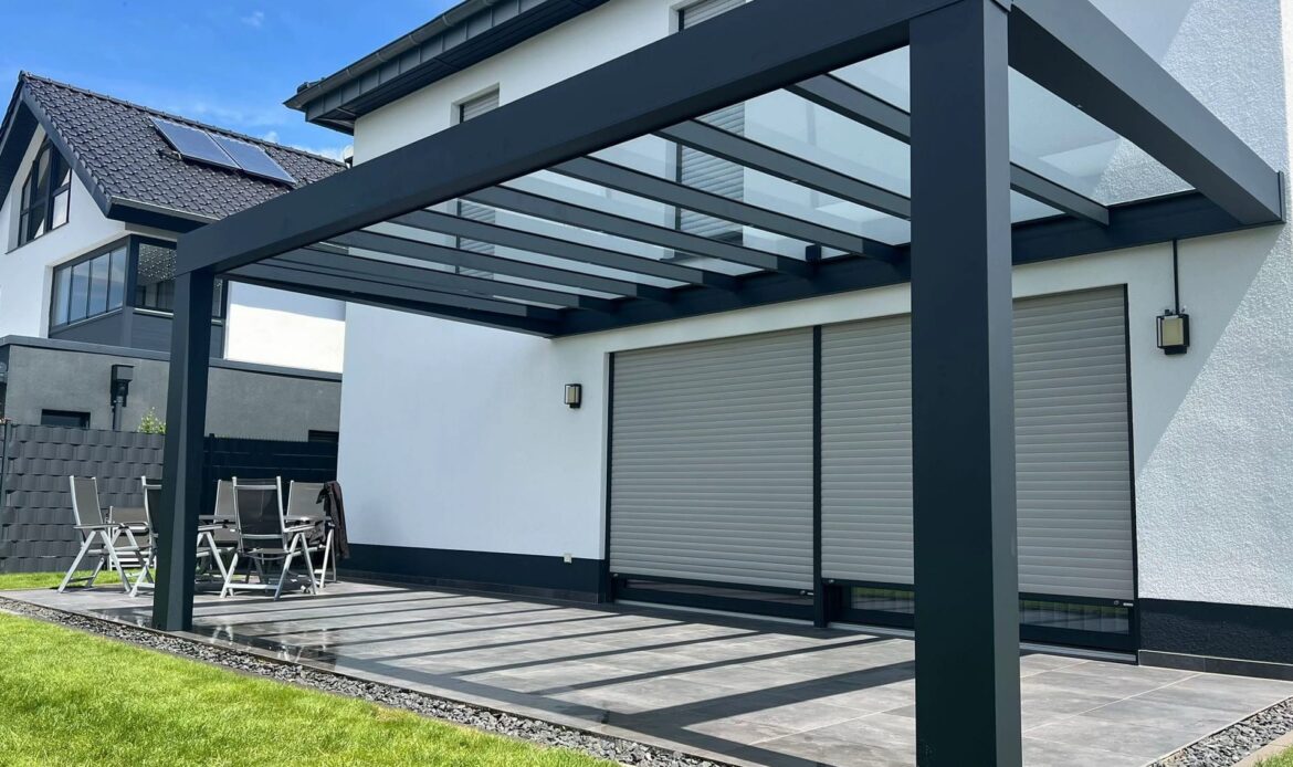 VERA Zadaszenie tarasowe z ukrytym spadkiem